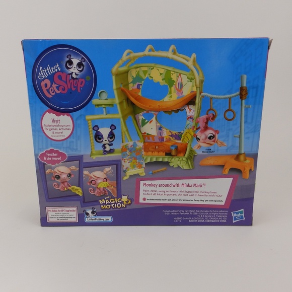 Litlest Pet Shop Minka Mark Art Studio w/Magic Motion Feeder NIB 2013 - Picture 2 of 3